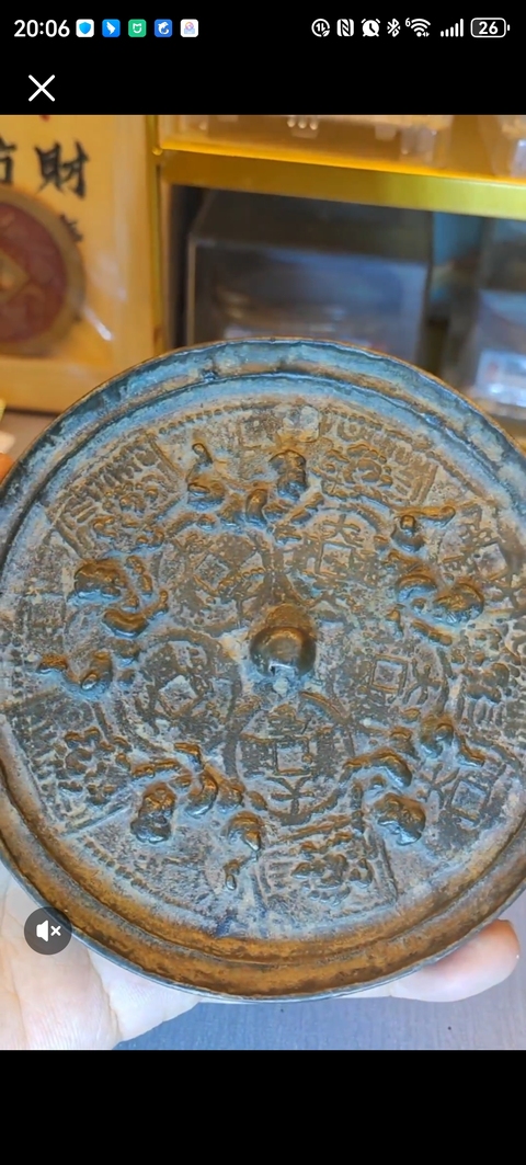 古玩銅器銅鏡真品鑒賞圖