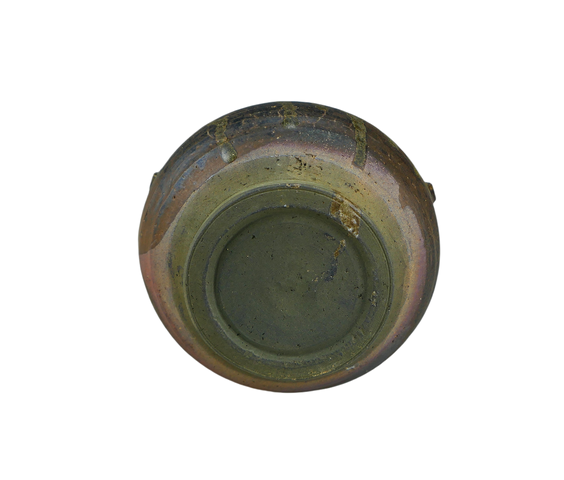 古玩陶瓷吉州窯灑花釉四系茶入真品鑒賞圖