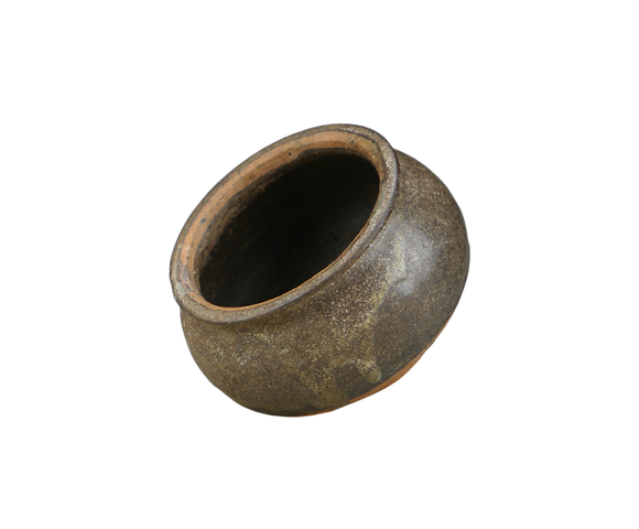 古玩陶瓷吉州窯褐釉香爐真品鑒賞圖