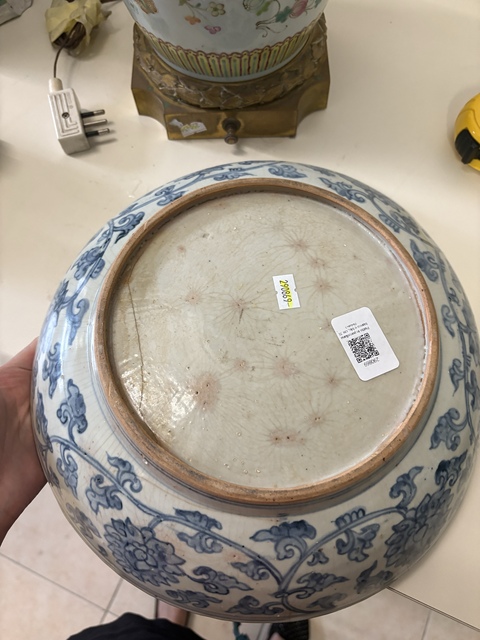 古玩陶瓷青花盤真品鑒賞圖