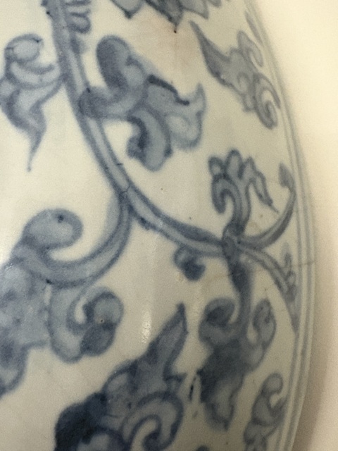 古玩陶瓷青花盤真品鑒賞圖