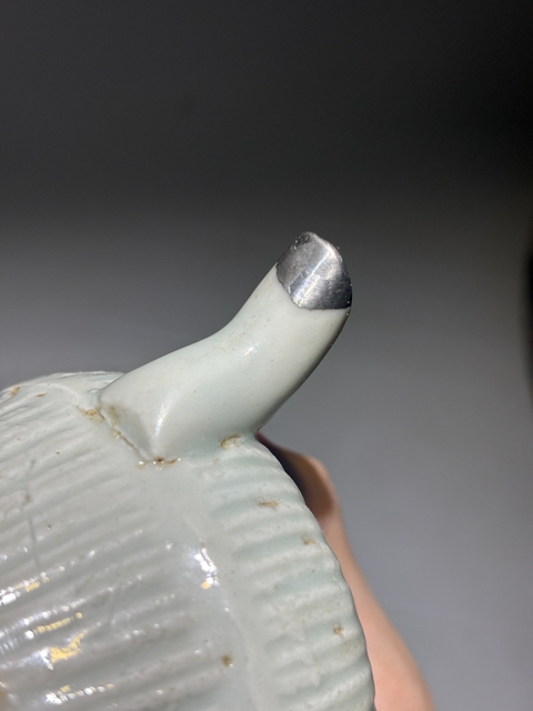 古玩陶瓷瓜棱壺真品鑒賞圖