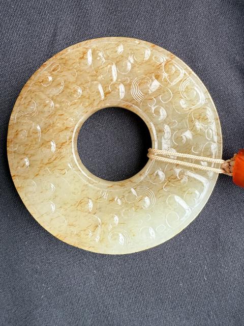 古玩玉器仿古玉璧真品鑒賞圖