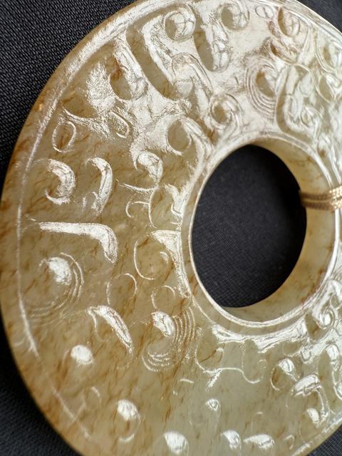 古玩玉器仿古玉璧真品鑒賞圖