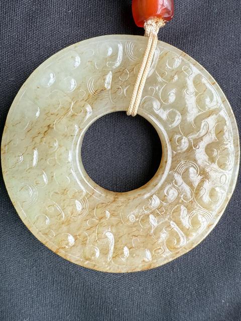 古玩玉器仿古玉璧真品鑒賞圖