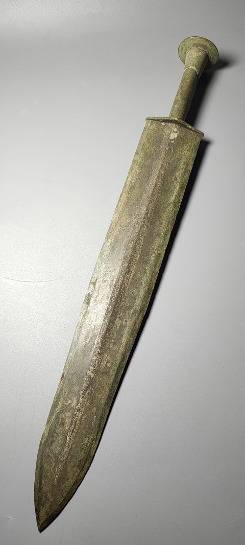 古玩銅器春秋·復(fù)合劍真品鑒賞圖