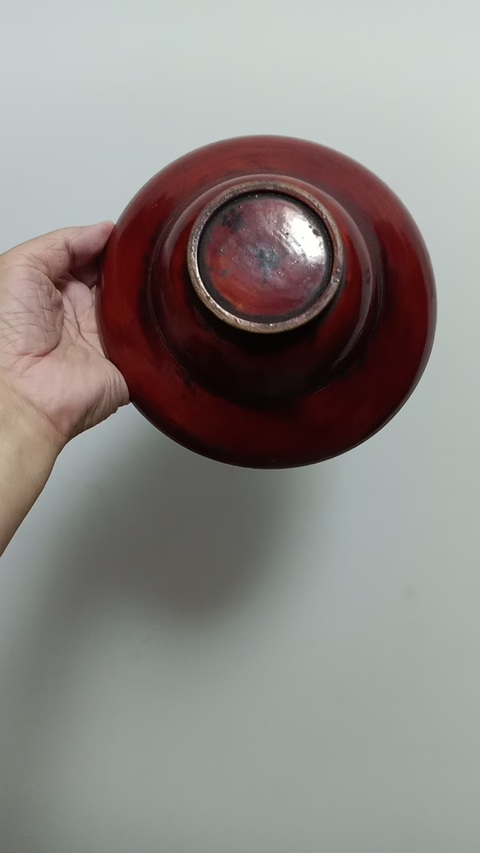 古玩雜項木碗真品鑒賞圖
