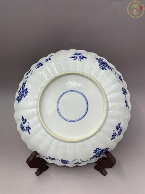 古玩陶瓷清康熙 五彩花口盤真品鑒賞圖