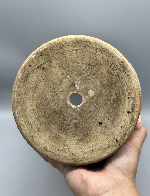 古玩陶瓷民國蘆雁紋器真品鑒賞圖