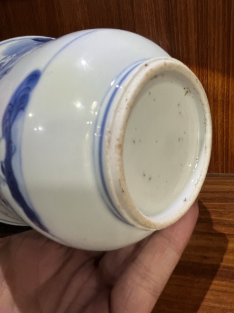 古玩陶瓷青花嬰戲圖仰鐘杯拍賣，當前價格26000元