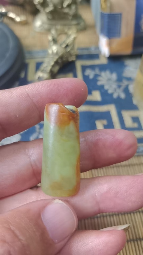 古玩玉器玉勒子真品鑒賞圖
