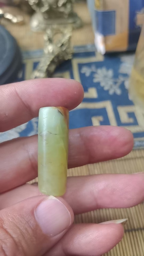 古玩玉器玉勒子真品鑒賞圖