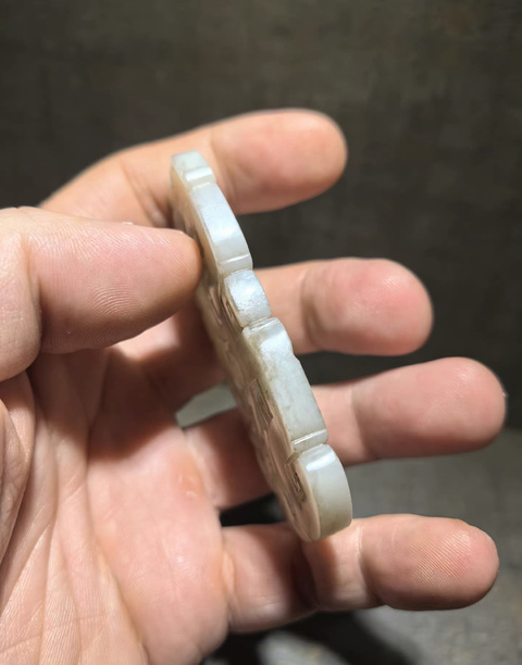 古玩玉器玉龍鳳佩真品鑒賞圖