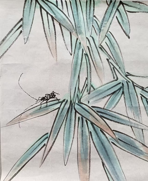 古玩字畫國畫小寫意貓戲圖真品鑒賞圖