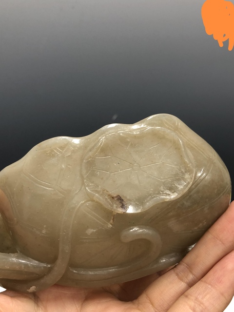古玩玉器洗子真品鑒賞圖