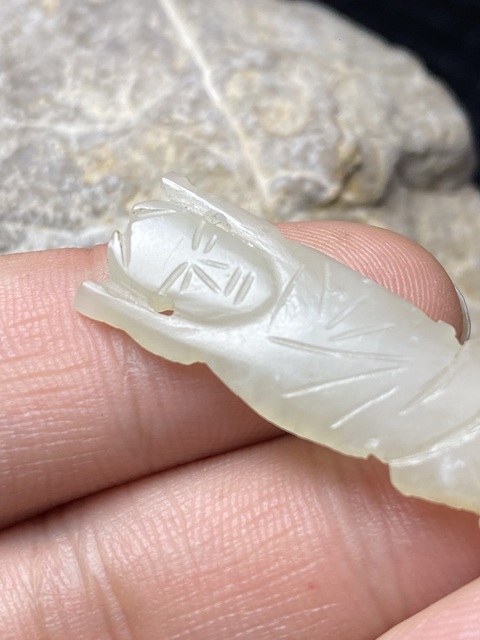 古玩玉器和田玉雕“人物花片”真品鑒賞圖