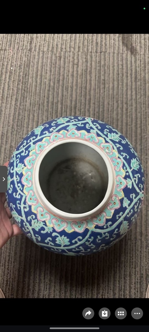 古玩陶瓷粉彩罐真品鑒賞圖