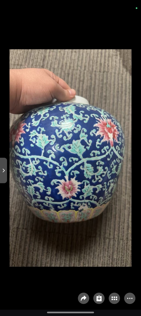 古玩陶瓷粉彩罐真品鑒賞圖