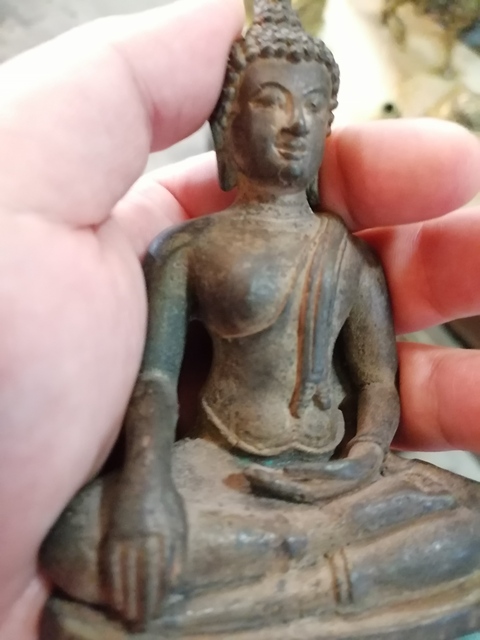 古玩銅器銅釋迦摩尼真品鑒賞圖