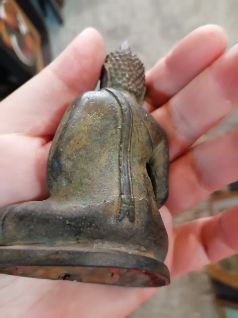 古玩銅器銅釋迦摩尼真品鑒賞圖