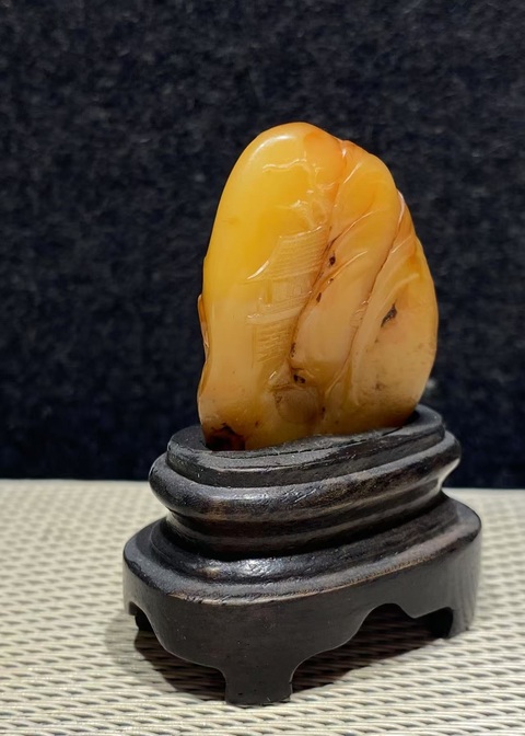 古玩雜項壽山田黃石擺件真品鑒賞圖