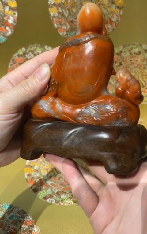 古玩雜項老撾石擺件真品鑒賞圖