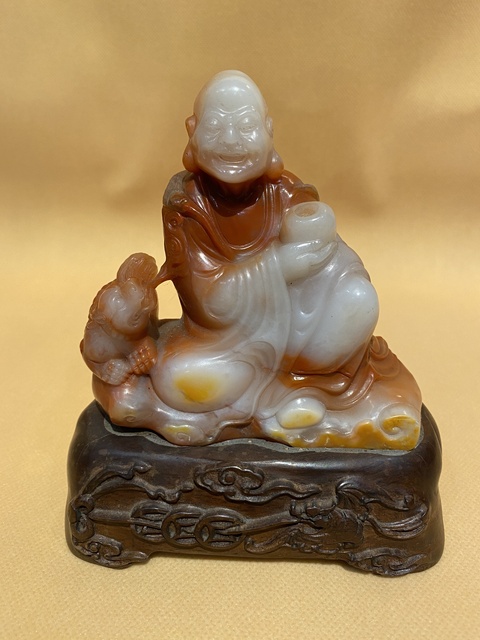古玩雜項老撾石擺件真品鑒賞圖