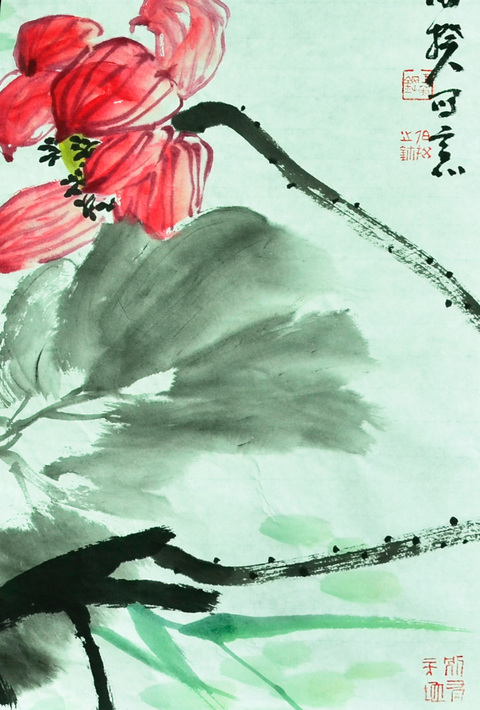 古玩字畫王英鋼《花鳥》真品鑒賞圖