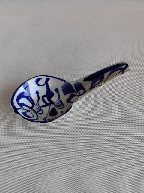 古玩陶瓷青花湯勺拍賣,當前價格350元