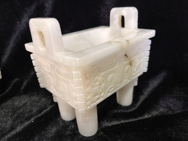 古玩玉器玉鼎真品鑒賞圖