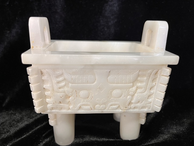 古玩玉器玉鼎真品鑒賞圖