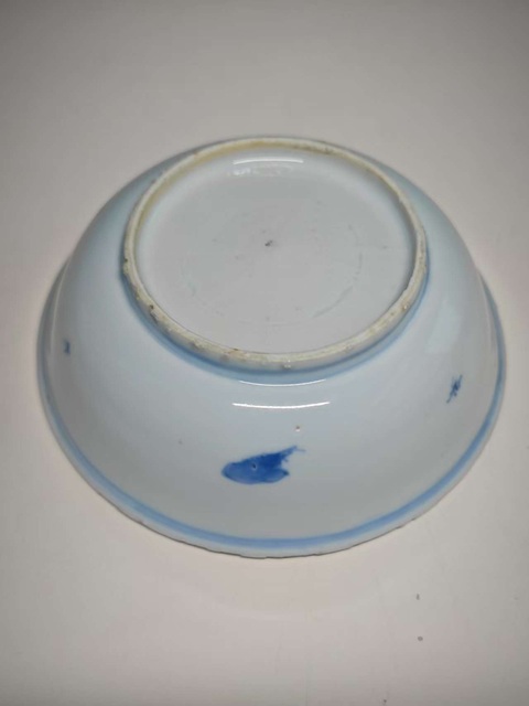 古玩陶瓷青花飛馬蘆雁圖淺盤真品鑒賞圖