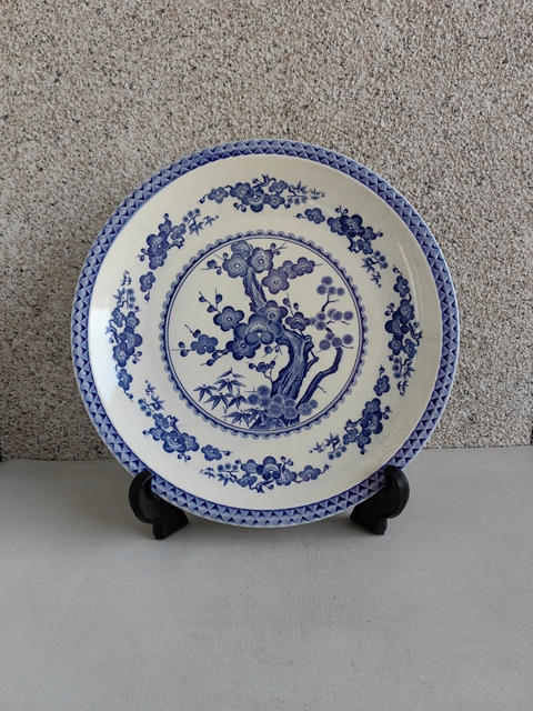 古玩陶瓷青花盤拍賣，當(dāng)前價格350元