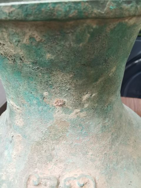 古玩銅器銅圓壺真品鑒賞圖