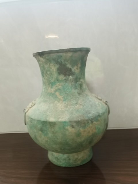 古玩銅器銅圓壺真品鑒賞圖
