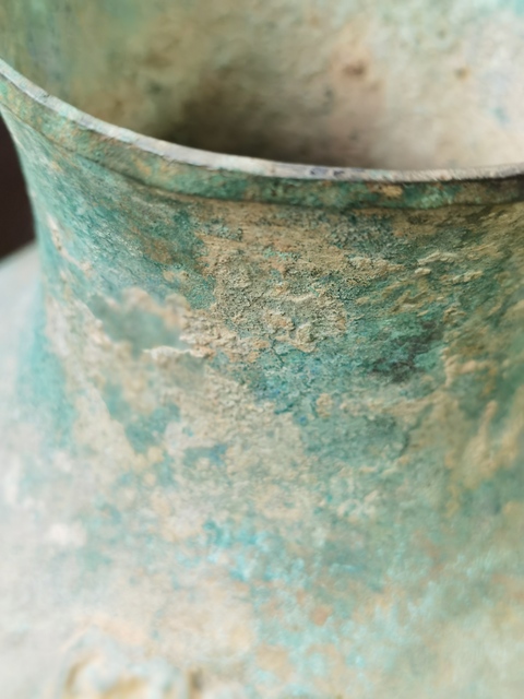 古玩銅器銅圓壺真品鑒賞圖