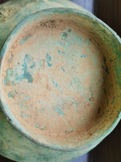 古玩銅器銅圓壺真品鑒賞圖