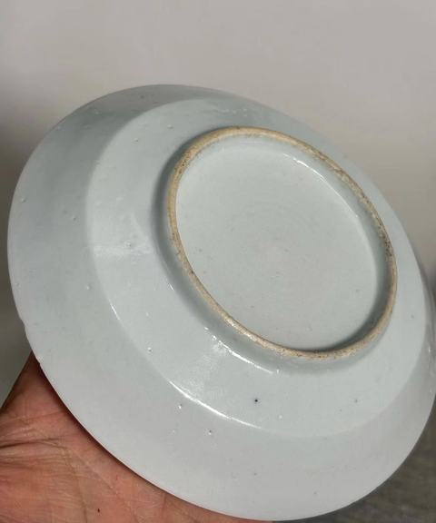 古玩陶瓷青花山水紋盤真品鑒賞圖