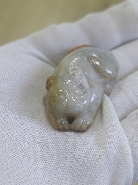 古玩玉器玉獸雕件真品鑒賞圖