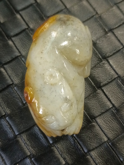 古玩玉器玉獸雕件真品鑒賞圖