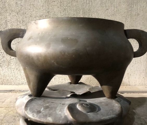 古玩銅器銅爐真品鑒賞圖