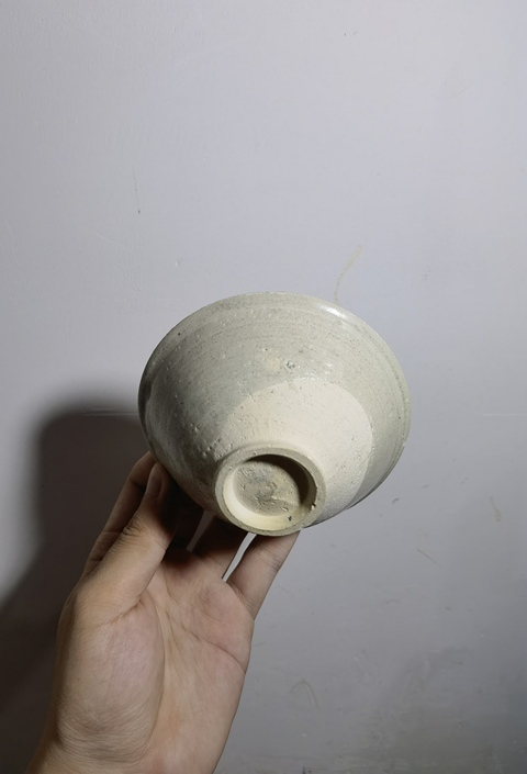 古玩陶瓷青白釉斗笠盞真品鑒賞圖