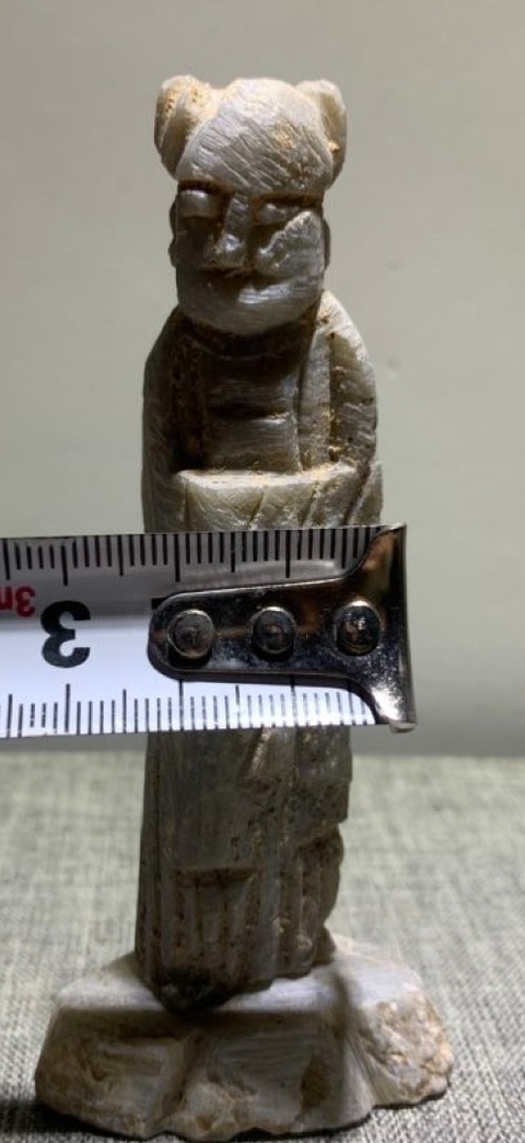 古玩玉器滑石童子真品鑒賞圖