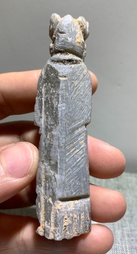 古玩玉器滑石童子真品鑒賞圖