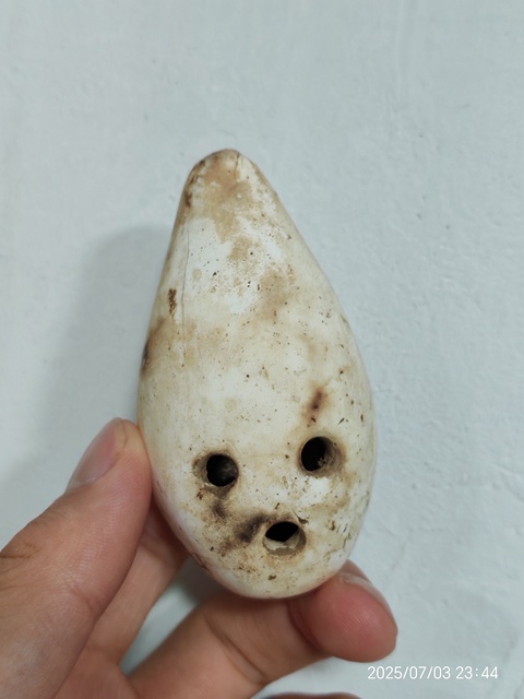 古玩陶瓷陶塤真品鑒賞圖