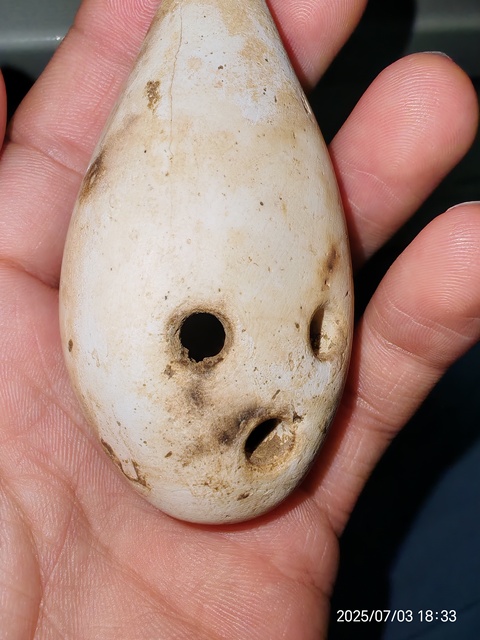古玩陶瓷陶塤真品鑒賞圖