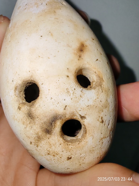 古玩陶瓷陶塤真品鑒賞圖