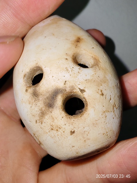 古玩陶瓷陶塤真品鑒賞圖