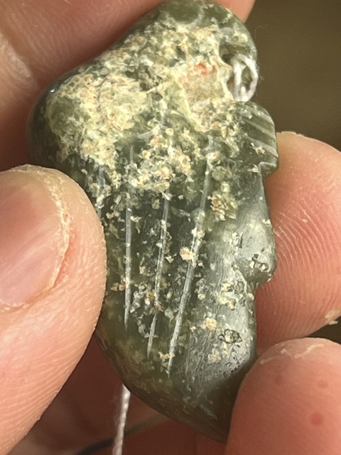 古玩玉器仿古做舊玉鳥型件真品鑒賞圖