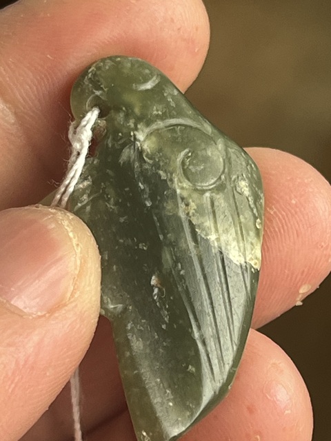 古玩玉器仿古做舊玉鳥型件真品鑒賞圖